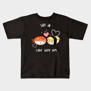 Soy In Love With Him Kids T-Shirt